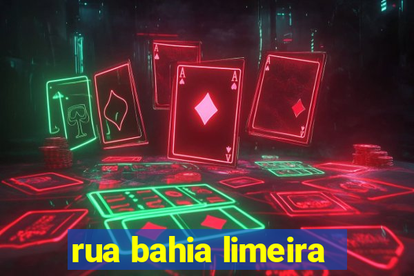 rua bahia limeira
